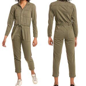 Joe’s Jeans Rika Workwear Utility Jumpsuit in Uniform Army Green Women's Size L